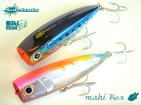 ABS樹脂プラグでは珍しい、大型横アイ採用ポッパー。
凪で魚の姿が見えない時は、これです。
首振りアクションさせやすく、初心者でも使いやすい!